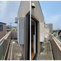藤沢市鵠沼海岸五丁目の賃貸物件/バルコニー南側│バルコニー東側
