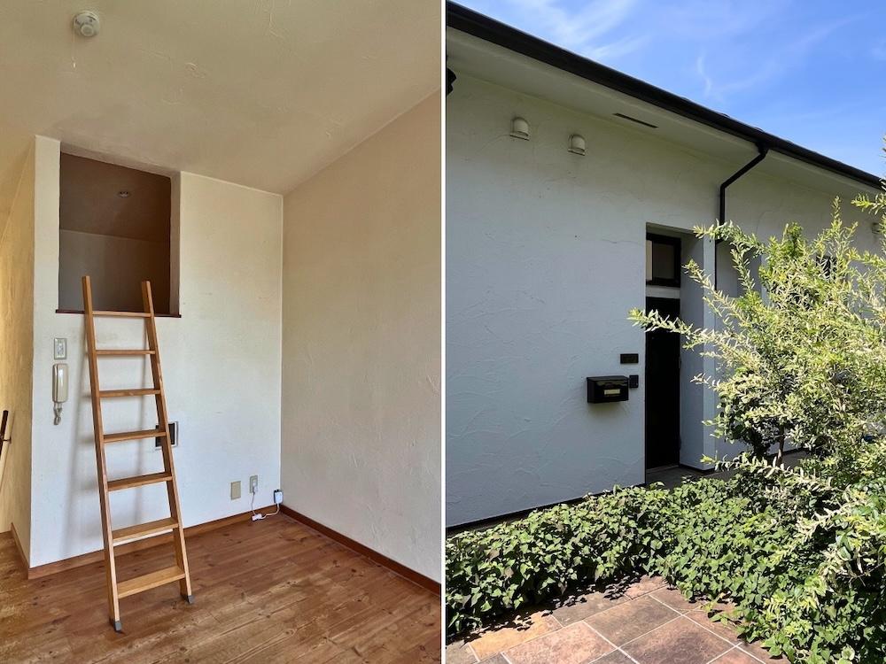 葉山町堀内の賃貸物件/はしごとロフト、そして外観。これはいい。