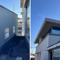 鎌倉市小袋谷一丁目の賃貸物件/バルコニー｜外観｜バルコニーには高めの立ち上がりの壁があります。