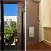 鎌倉市由比ガ浜四丁目の賃貸物件/小さなベランダもあります｜玄関は割とゆったり