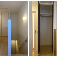 鎌倉市小町二丁目の賃貸物件/玄関から階段を上り、廊下を進むとLDKです。