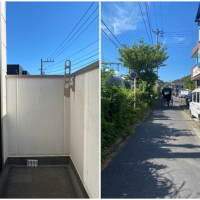鎌倉市小町二丁目の賃貸物件/ベランダ│建物前は人力車が通ることがあります。