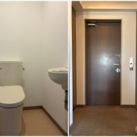 藤沢市片瀬海岸三丁目の賃貸物件/トイレ｜玄関