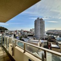 藤沢市片瀬四丁目の売買物件/南東側には江ノ島が見えます