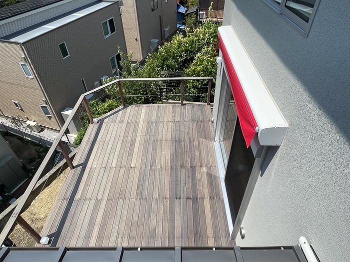 鎌倉市城廻の売買物件/２階バルコニーから