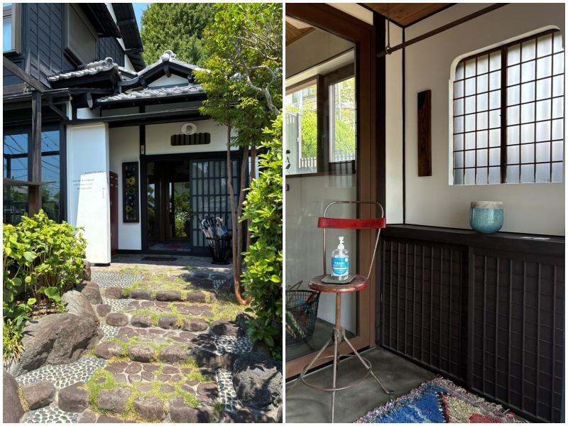 鎌倉市長谷一丁目の賃貸物件/玄関まわり（カフェと共用です）