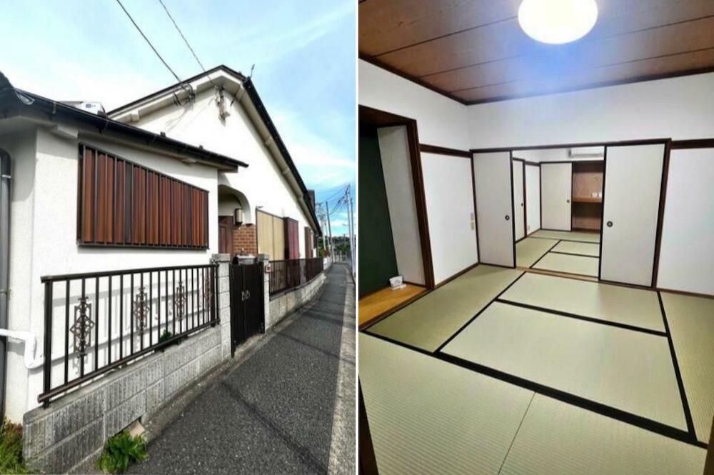 鎌倉市大町二丁目の賃貸物件/外観の屋根が印象的｜和室は6畳が二間あります