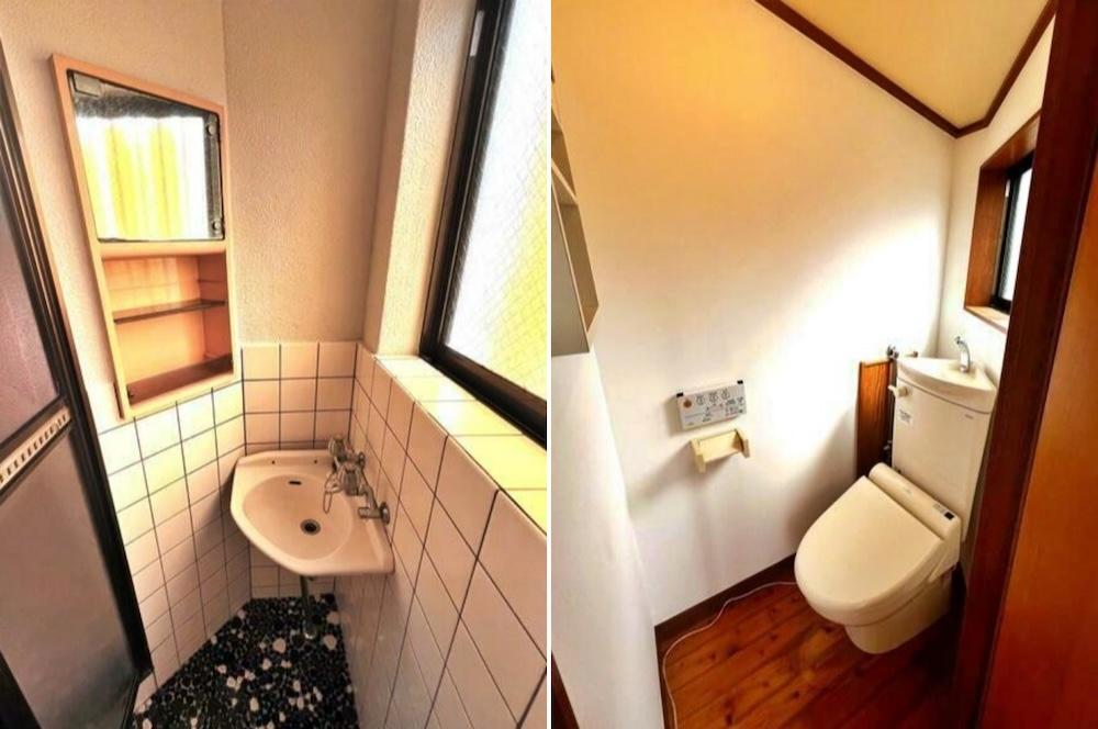 鎌倉市大町二丁目の賃貸物件/ユーティリティルームからアクセスするトイレはウォシュレットもあるのか！？