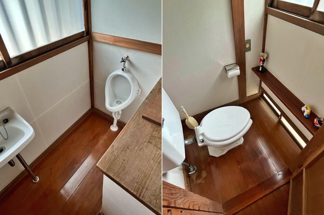 葉山町上山口の売買物件/南側（来客もある）のお化粧室｜こちらには粋な置物が品よく飾られている