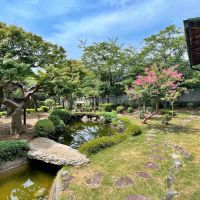 葉山町上山口の売買物件/ひょうたん池｜夏の風流な日本庭園を感じる風景
