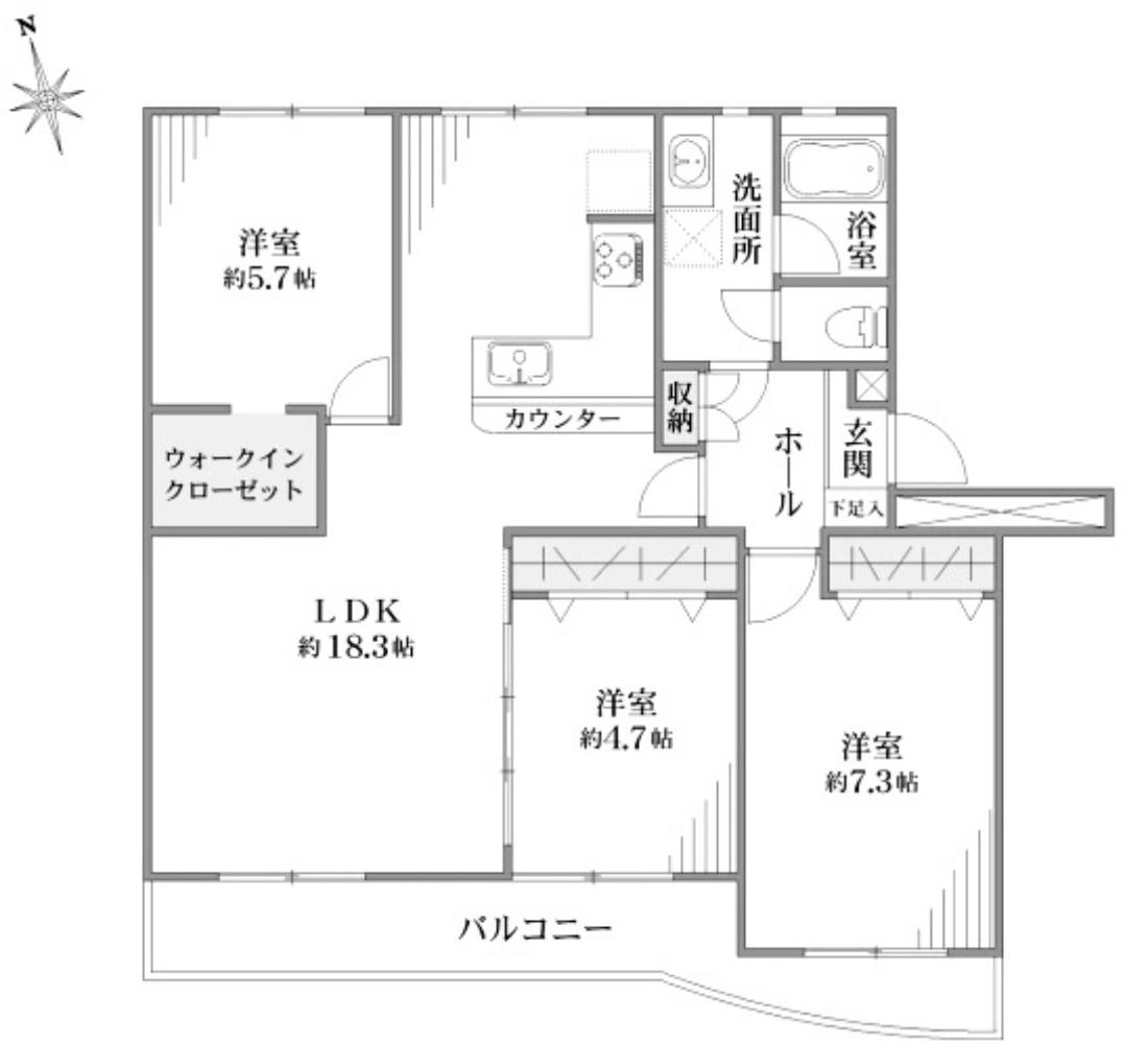 茅ヶ崎市松が丘二丁目の売買物件
