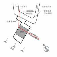 逗子市桜山五丁目の売買物件/概略敷地図｜現況と異なる場合があります。