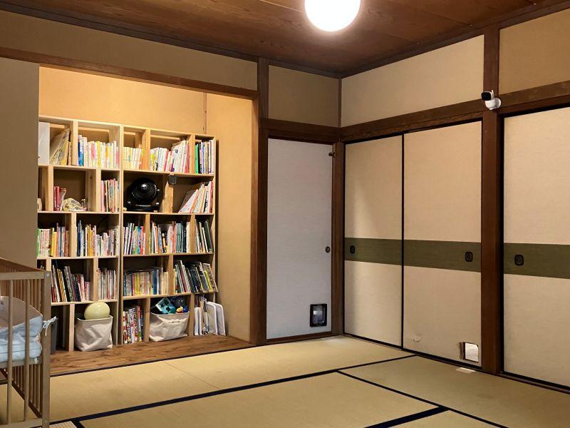 鎌倉市浄明寺四丁目の売買物件/和室1｜既存の和室にあった押入れを利用して、収納スペースもたっぷり。
