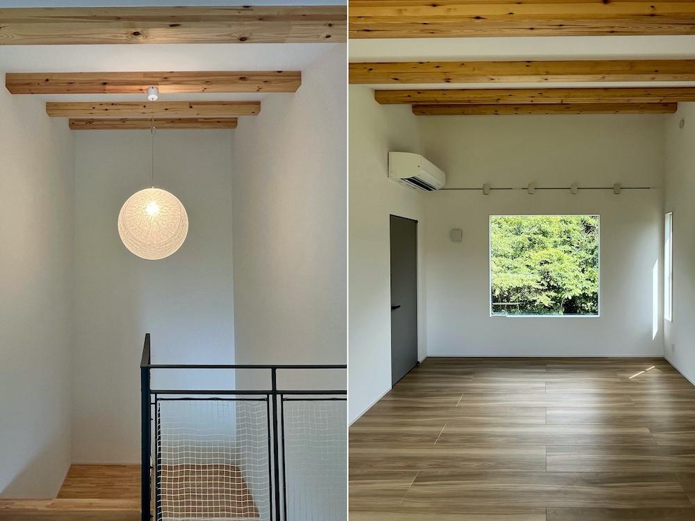 長野県北佐久郡軽井沢町の売買物件/B棟階段室と2F_BEDROOM