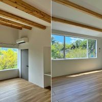 長野県北佐久郡軽井沢町の売買物件/A棟｜左：1F_BEDROOM｜右：2F_BEDROOM