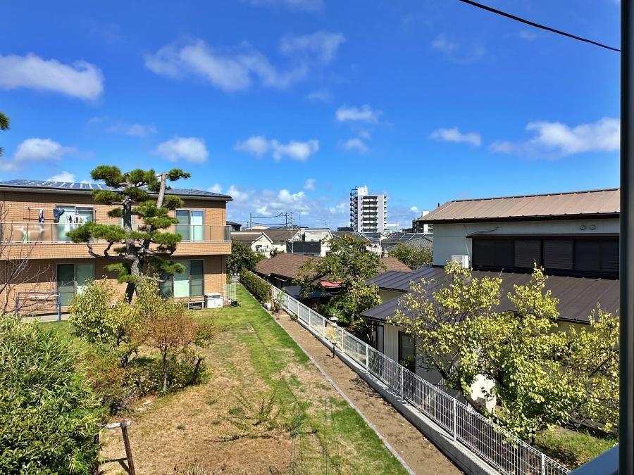 藤沢市辻堂新町三丁目の賃貸物件/2階からの眺望｜この抜け感は全く想像していませんでした