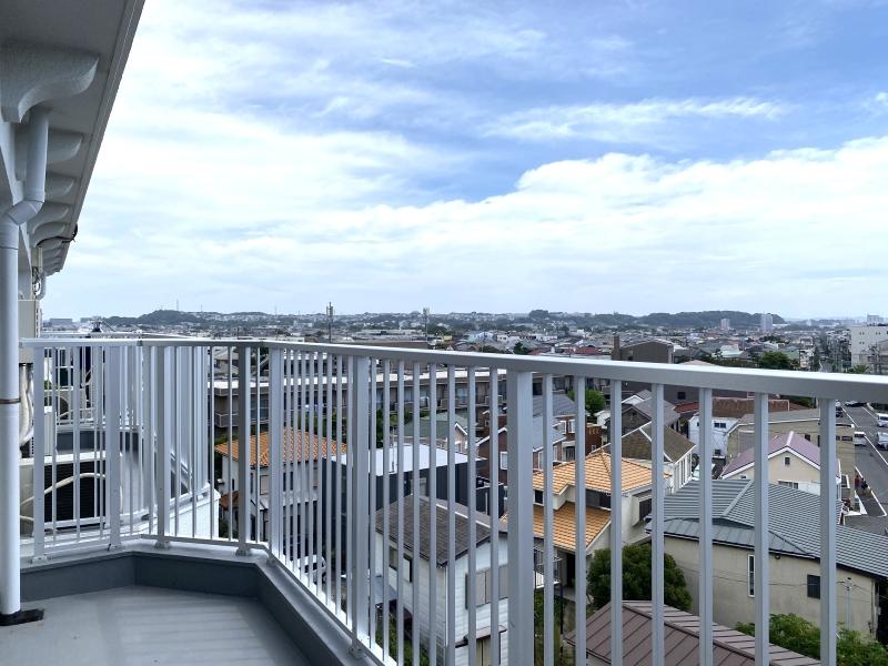 藤沢市鵠沼海岸二丁目の売買物件/バルコニー北東側の眺め