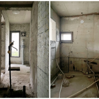 鎌倉市笛田五丁目の売買物件/1階：手前は旧トイレ、奥が旧キッチン│2階：旧キッチン