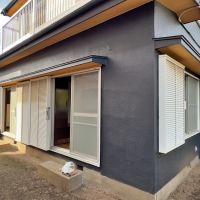 藤沢市立石一丁目の賃貸物件/外観|洋室とリビングから庭に出ることができます