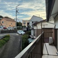 横須賀市芦名一丁目の賃貸物件/ベランダ｜南向きで空がよく見えます。