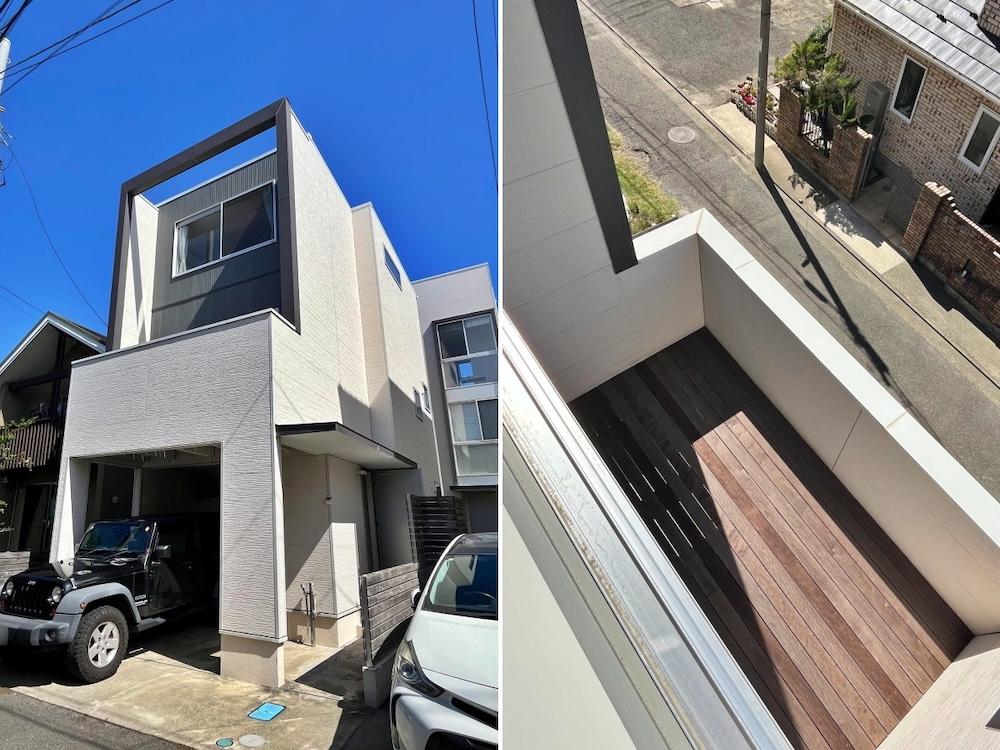 鎌倉市材⽊座五丁⽬の賃貸物件/外観とバルコニーはなんだか雰囲気があります
