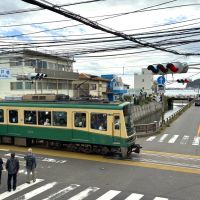 鎌倉市腰越三丁目の賃貸物件/2階からの江ノ電