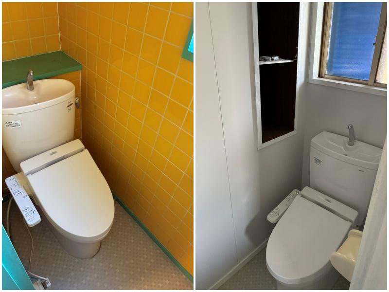 鎌倉市材木座二丁目の賃貸物件/トイレは2箇所にあります