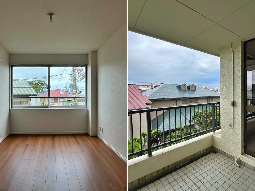 茅ヶ崎市東海岸南六丁目の売買物件/左:洋室7帖|右:バルコニー