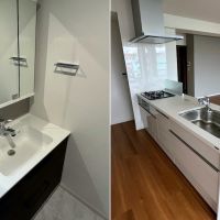 茅ヶ崎市東海岸南六丁目の売買物件/洗面とキッチン