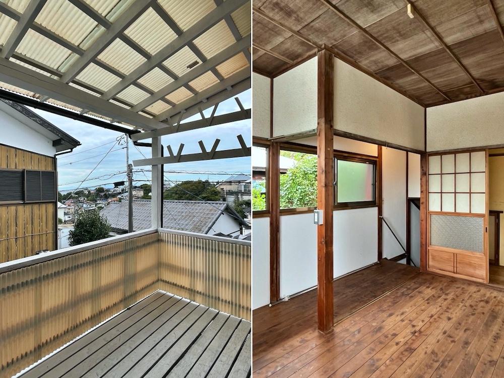 三浦市天神町の賃貸物件/2階バルコニーと洋室というか板の間