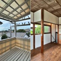 三浦市天神町の賃貸物件/2階バルコニーと洋室というか板の間