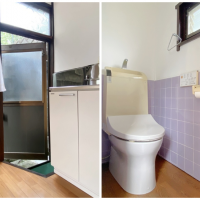 逗子市小坪五丁目の賃貸物件/勝手口│トイレ