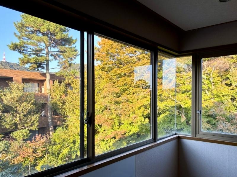 中郡大磯町東小磯の賃貸物件/この窓の納まりは、最近ではできないのだそうです