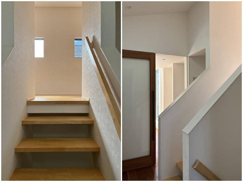 藤沢市辻堂六丁目の賃貸物件/2階からさらに数段階段を上がると洋室があります｜2階の廊下は天窓があり明るい