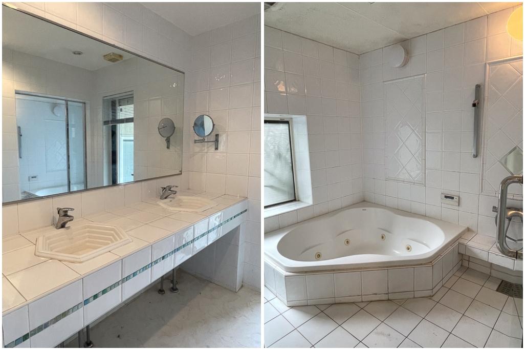 鎌倉市笹目町の売買物件/洗面台もタイル張りの素敵な意匠