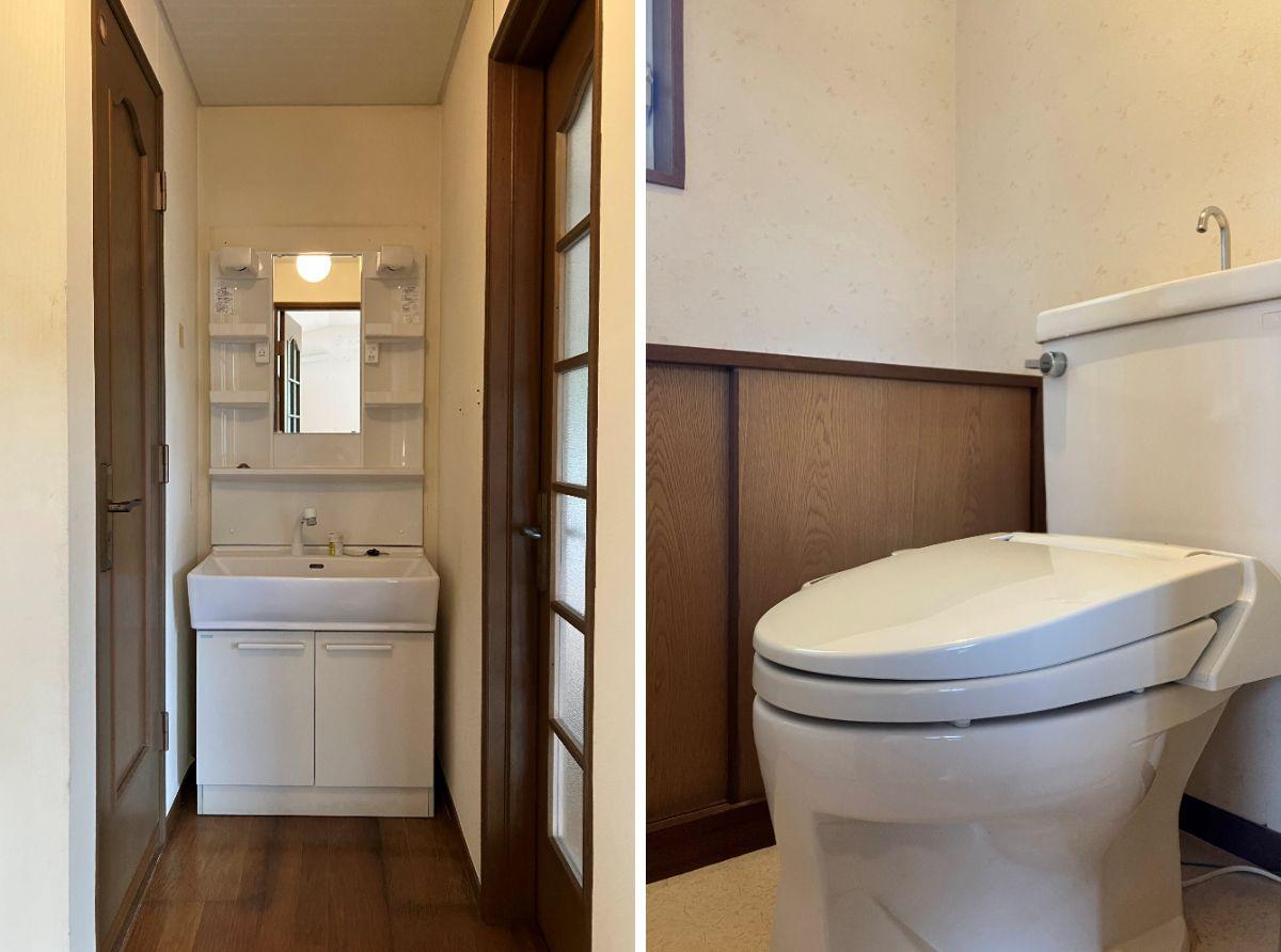鎌倉市山ノ内の賃貸物件/2階洗面｜2階トイレ
