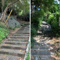 鎌倉市山ノ内の賃貸物件/周辺｜足腰が強くなりそうな階段アクセスです。