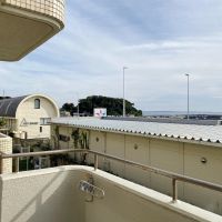 鎌倉市腰越三丁目の売買物件/バルコニー│左を向いたら小動岬