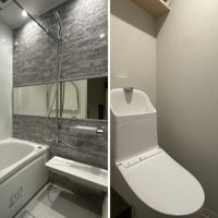 葉山町堀内の売買物件/左：浴室｜右：トイレ