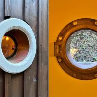 横須賀市秋谷一丁目の賃貸物件/船舶窓の裏表