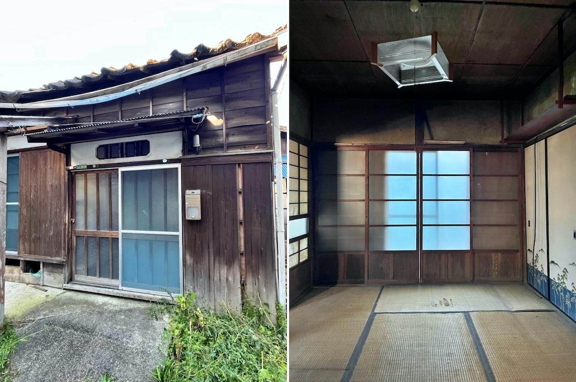 横須賀市秋谷一丁目の売買物件/玄関外部と内部｜どこまでやるか武者震いが止まらない