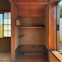 鎌倉市浄明寺二丁目の賃貸物件/2階 広縁｜和室の横にある水屋。こちらでお茶をたてる準備をします