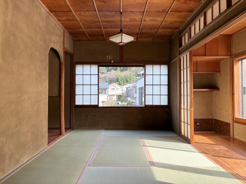 鎌倉市浄明寺二丁目の賃貸物件/2階 和室3｜敷目天井の竿縁に竹を使っている珍しいつくり