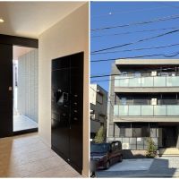 鎌倉市大町一丁目の賃貸物件/共用部（オートロックで集合ポストと宅配ボックスも設置）｜外観