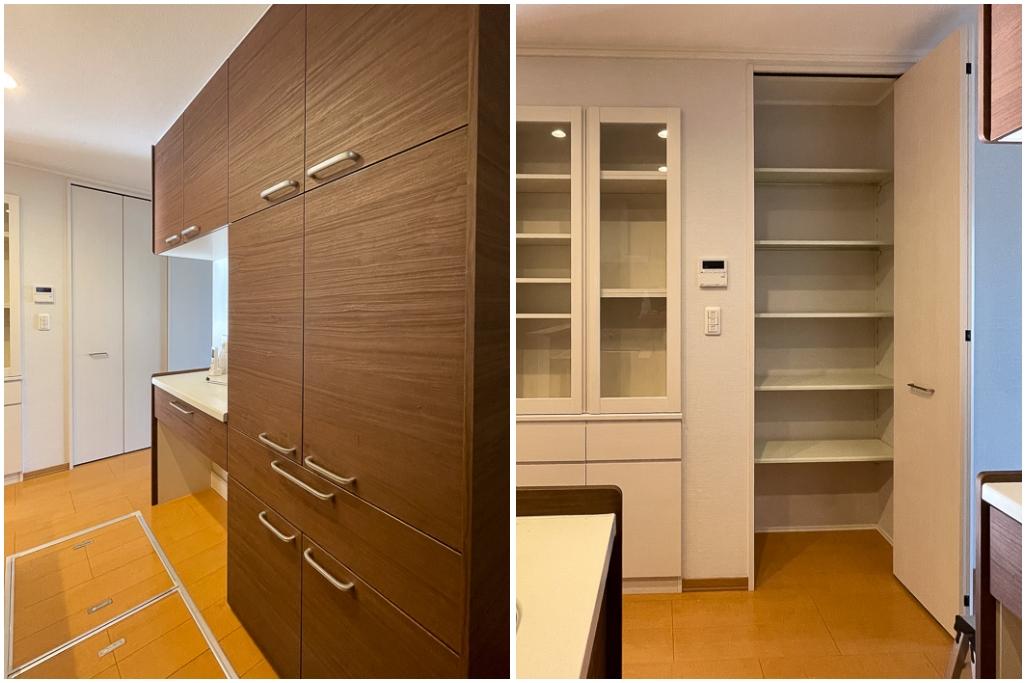 横浜市青葉区新石川一丁目の賃貸物件/キッチンまわりの収納が豊富です