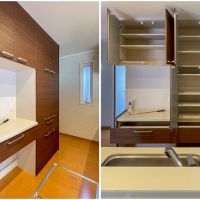 横浜市青葉区新石川一丁目の賃貸物件/キッチンまわりの収納が豊富です