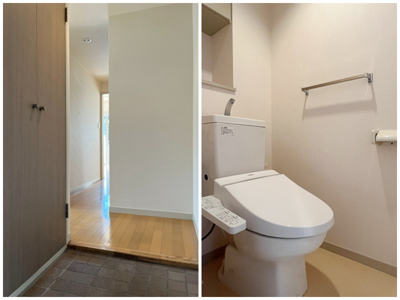 鎌倉市小町二丁目の賃貸物件/玄関│トイレ