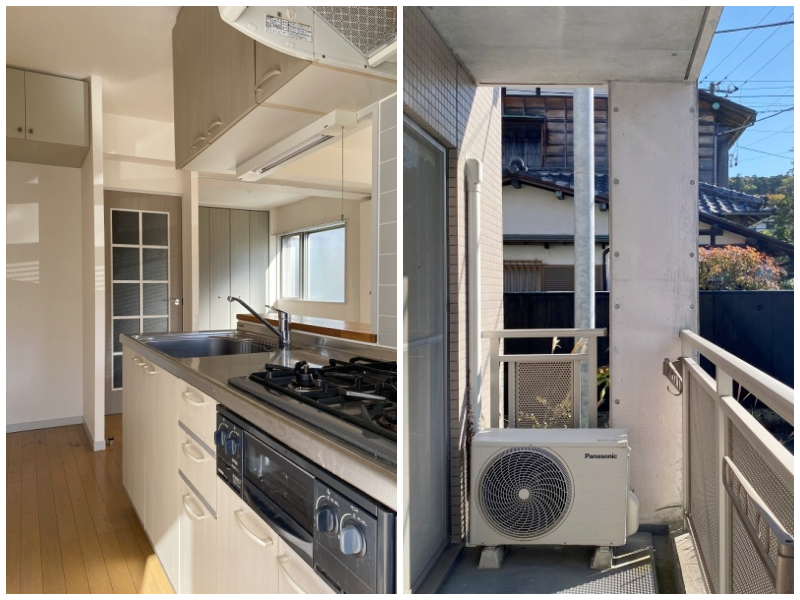 鎌倉市小町二丁目の賃貸物件/キッチン│バルコニー