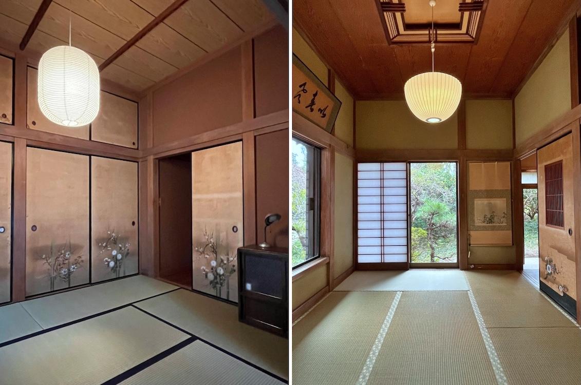 三浦市初声町和田の売買物件/左：1階奥の和室｜右：1階キッチン隣の和室