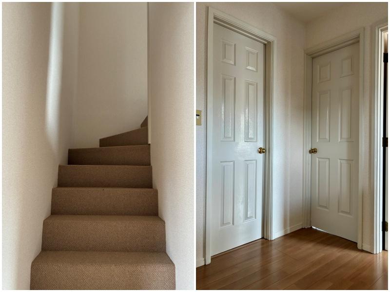 鎌倉市材木座六丁目の賃貸物件/階段｜階段を上り切ったところ